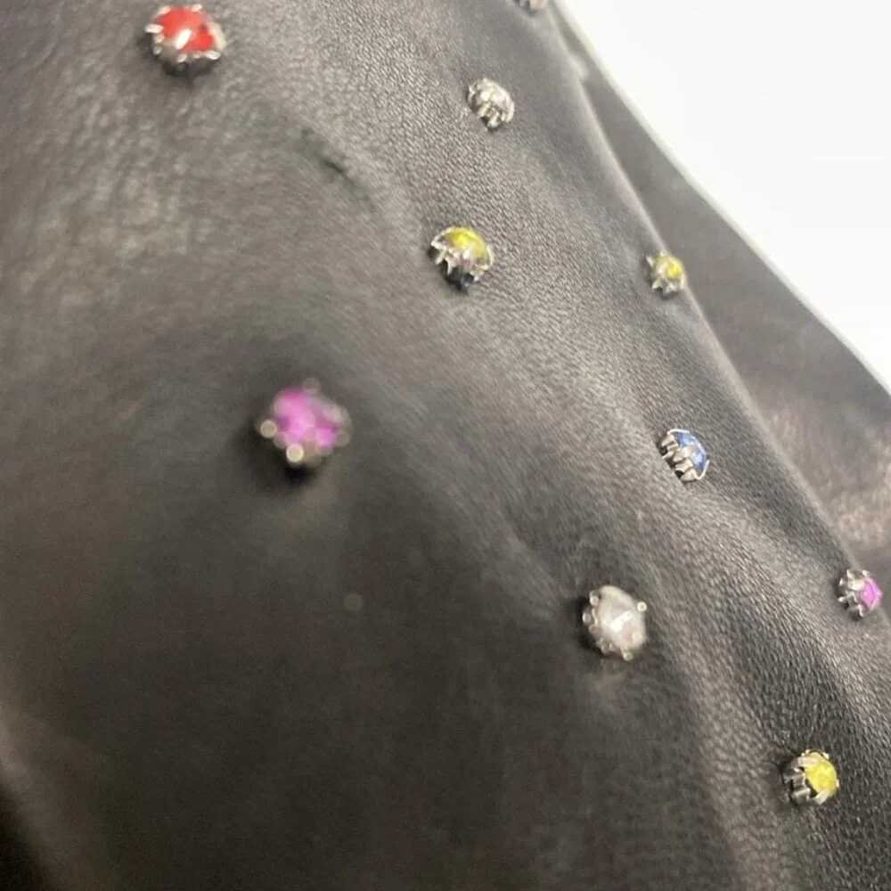 Echo leather gloves decorated with Rani - Picture 6 of 10